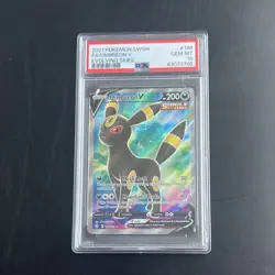 Pokemon Umbreon V Full Art 188/203 Evolving Skies Ultra Rare Holo PSA 10 - Image 1