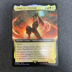 Mtg Fic Former Soldier Cloud English Version Expansion Artfoil - Image 2