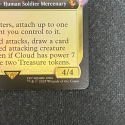 Mtg Fic Former Soldier Cloud English Version Expansion Artfoil - Image 5