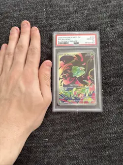 Pokemon TCG PSA 10 Mega Evolution Bulbasaur Illustration - Image 3