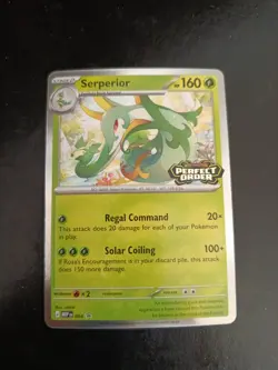 Serperior MEP 064 Pre Release Perfect Order - Pokemon TCG Black Star Promo NM - Image 1