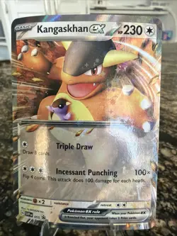Pokemon Scarlet & Violet Black Star Promo #55 Kangaskhan ex Rare Holo Card NM - Image 1