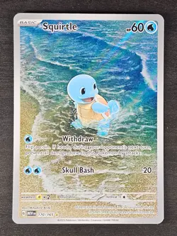 Squirtle 170/165 - Pokemon Scarlet & Violet 151 Illustration Rare - Image 1