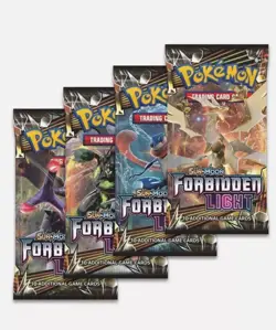 Pokemon Cards: Sealed Forbidden Light Booster Pack X 1 - Image 1