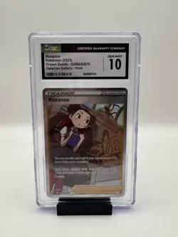 Pokemon Roxanne GG66/GG70 Crown Zenith Ultra Rare Holo English CGC 10 - Image 1