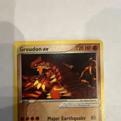 Pokemon Groudon ex Nintendo Promo 002 Holo 120 HP Basic TCG Card 2003 - Image 2