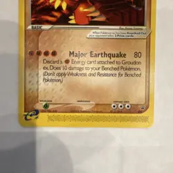 Pokemon Groudon ex Nintendo Promo 002 Holo 120 HP Basic TCG Card 2003 - Image 3