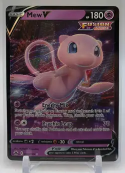 2023 Pokemon Sword & Shield Crown Zenith Mew V #060/159 - Image 1