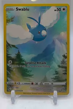 2023 Pokemon Sword & Shield Crown Zenith Swablu #GG27/GG70 Galarian Gallery - Image 1