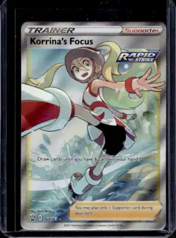 2021 Pokemon SWSH Battle Styles Korrina's Focus #160/163 - Image 1