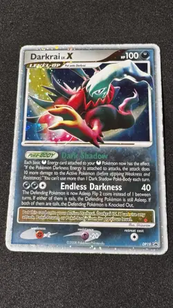 Darkrai Lv.X Black Star Promo DP19 Pokemon Diamond & Pearl Series Pokemon Card - Image 1