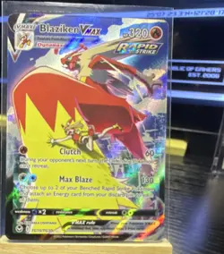 Pokemon Blaziken VMAX TG15/TG30 Silver Tempest TG Ultra Rare Full Art Holo EN - Image 1
