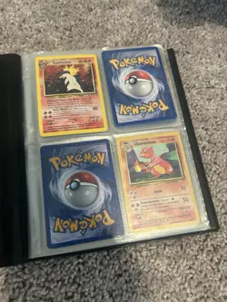 Vintage Pokemon Binder Lot WOTC Holos Dark Eeveelutions Gym Challenge Cards - Image 1