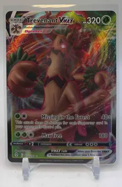 2021 Pokemon Sword & Shield Evolving Skies Trevenant VMAX #014/203 - Image 1