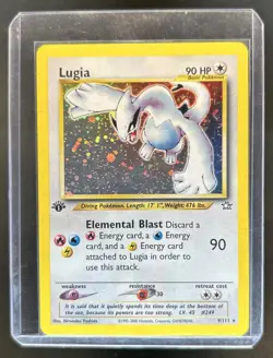2000 Pokemon Neo Genesis 1st Edition Lugia Holo #9/111 - Image 1