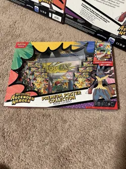 Pokemon TCG Mega Lucario Premium Poster Collection Ascended Heroes NEW(LOT OF 3) - Image 3