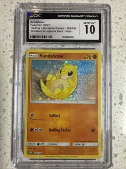 Sandshrew 008/034 CLV Classic Collection English Pokemon - Image 1