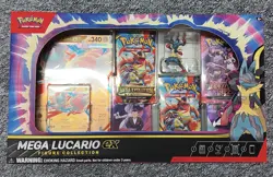 Pokemon TCG Mega Lucario Ex Premium Figure Collection - Brand New And Sealed! - Image 1