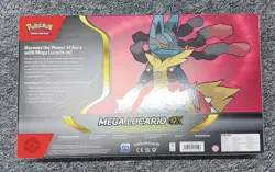 Pokemon TCG Mega Lucario Ex Premium Figure Collection - Brand New And Sealed! - Image 2