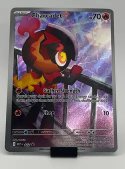 2025 Pokemon Charcadet 022 Illustration Rare Full Art Holo - Image 1