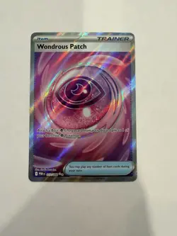 Pokemon TCG Wondrous Patch Trainer Item Holo 117/088 English Card perfect order - Image 1