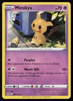 Mimikyu 080/196 Rare Lost Origin Pokemon Near Mint - Image 1