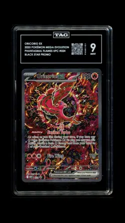 Oricorio ex 024 Me: Mega Evolution Promo Holo TAG 9 - Image 1