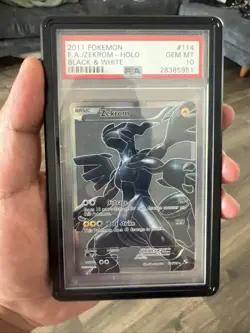 Pokemon Zekrom Black & White Grey Backround Full Art #114 PSA 10 Gem Mint - Image 2