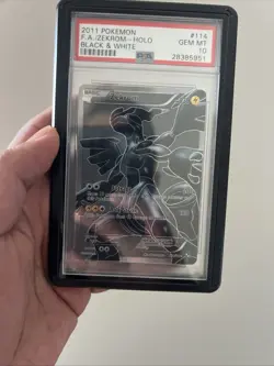 Pokemon Zekrom Black & White Grey Backround Full Art #114 PSA 10 Gem Mint - Image 4