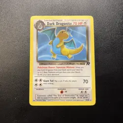 Dark Dragonite 22/82 Team Rocket Set Non-Holo Pokemon TCG Card - Image 1