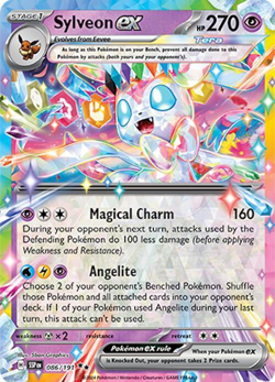Sylveon ex 086/191 Sv08: Surging Sparks Holo - Pokemon TCG - NM - Image 1