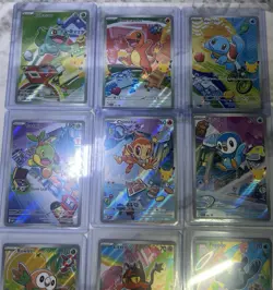Pokemon 2026 First Partner Illustration Collection Series 1 Promo Set (9 Cards) - Image 3