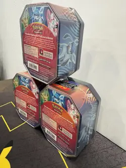 Pokemon TCG Evolution Celebration Tins - Set Of 3 Leafeon Glaceon & Sylveon Lot - Image 5