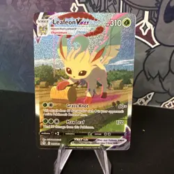 Leafeon Vmax 205/203 Alt Art Evolving Skies Pokemon Card NM - Image 1