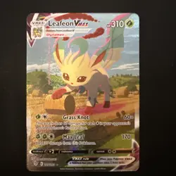 Leafeon Vmax 205/203 Alt Art Evolving Skies Pokemon Card NM - Image 2