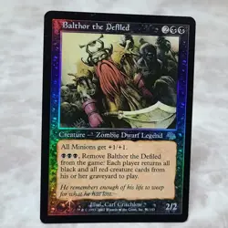 Mtg Balthor The Defiled Foil English Version - Image 1