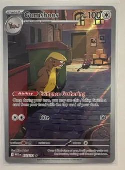 Pokemon Gumshoos Illustration Rare Holo Me01 Mega Evolution Stage 1 #153/132 - Image 1