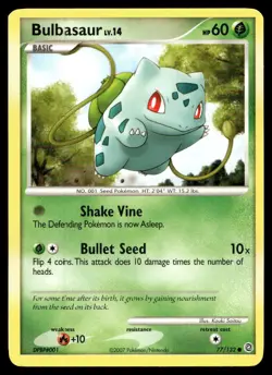 EX-NM Secret Wonders Bulbasaur Common 77/132 2023 Pokemon TCG - Image 1