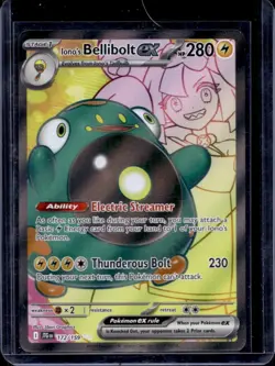 2025 Pokemon Journey Together Iono's Bellibolt ex #172/159 - Image 1