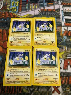 Pokemon Chinchou 55/111 Common (x4) - WOTC VINTAGE - Set Of 4 💎🔥 - Image 2