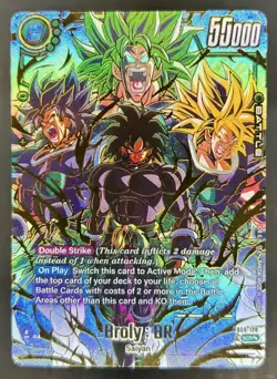 2025 Dragon Ball Super Fusion Broly Br Secret Super Alt Art #FB06-120 - Image 1