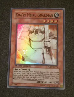 Yu-Gi-Oh! TCG Koa'ki Meiru Guardian RGBT-ENPP3 Super Rare Limited NM - Image 1