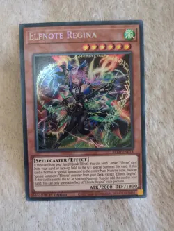 Yugioh BLZD-EN014 - Elfnote Regina - Secret Rare - Image 1
