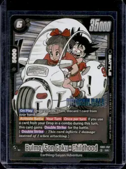 2025 Dragon Ball Super Fusion Manga Bulma Son Goku Childhood #SB01-057 - Image 1