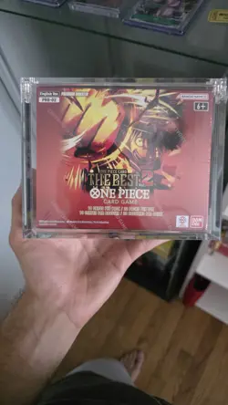 ONE PIECE TCG PRB-02 Premium Booster Box + Acrylic Case SEALED English 🔥 - Image 1