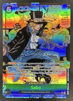 2023 One Piece Kingdoms Of Intrigue Sabo Manga Alt Art #OP04-083 - Image 1