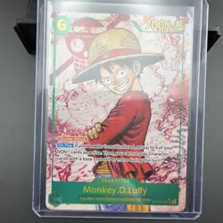 One Piece CCG Monkey.D.Luffy Op-13-118 alt art M clean - Image 1