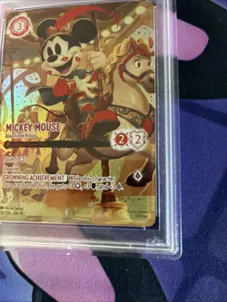 DISNEY LORCANA FABLED ICONIC MICKEY MOUSE BRAVE L PRINCE Graded PSA 10 - Image 5