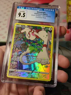 Pokemon Smeargle TG10/TG30 CGC 9.5 (CGC 10) Old Label 2022 SWSH Silver Tempest - Image 4
