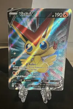 Pokemon Battle Styles: Victini V 144/163 Full Art Ultra Rare - NM - Image 1